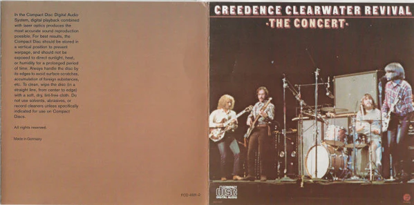 Creedence Clearwater Revival - The Concert (CD, Album, RE, RM) - Image 5