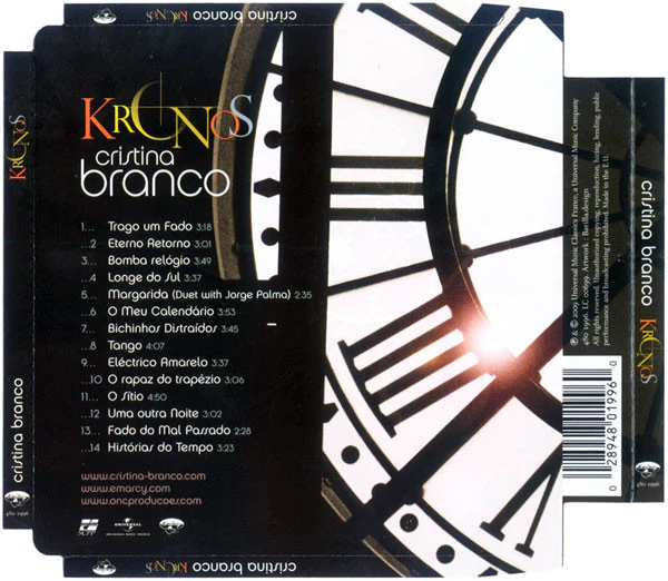 Cristina Branco - Kronos (CD, Album) - Image 2