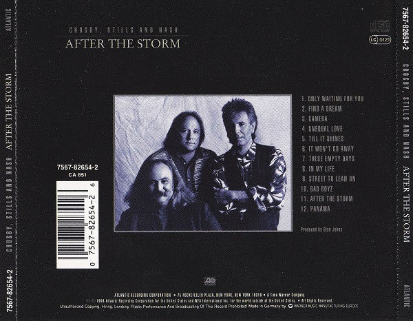 Crosby, Stills & Nash - After The Storm (CD, Album) - Image 2