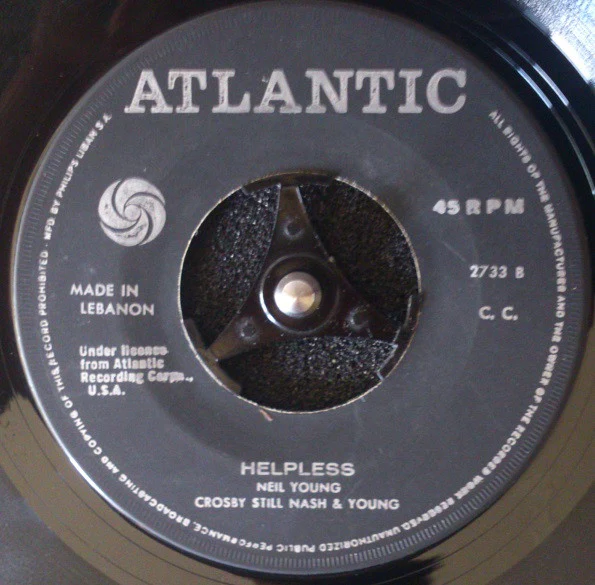 Crosby, Stills, Nash & Young - Woodstock / Helpless (7", Single) - Image 2
