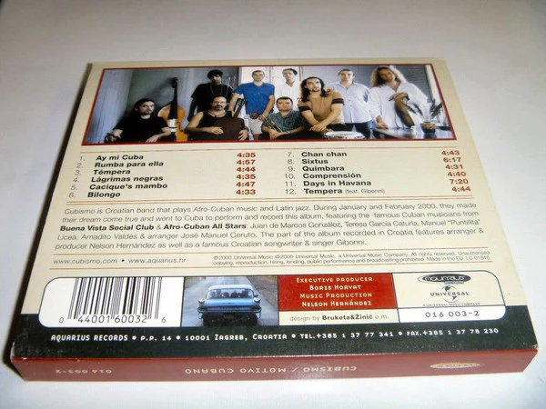 Cubismo - Motivo Cubano (CD, Album) - Image 2