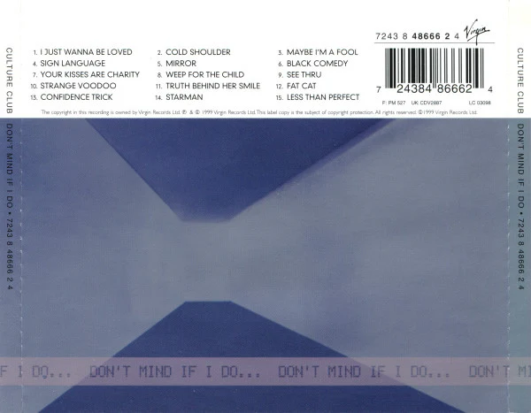 Culture Club - Don't Mind If I Do (CD, Album) - Image 2