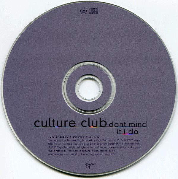 Culture Club - Don't Mind If I Do (CD, Album) - Image 3