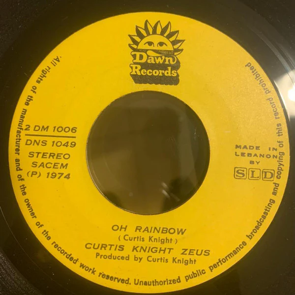 Curtis Knight Zeus - The Devil Made Me Do It / Oh, Rainbow (7", Single) - Image 2