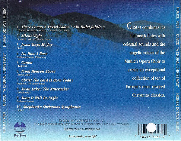 Cusco - A Choral Christmas (CD, Album) - Image 2