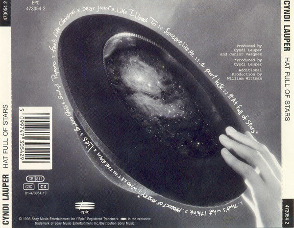 Cyndi Lauper - Hat Full Of Stars (CD, Album) - Image 2