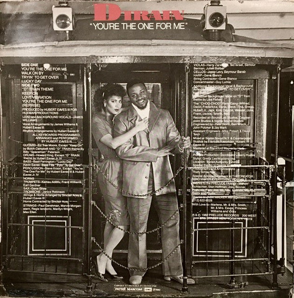 D-Train - You're The One For Me (LP, Album) - Image 2