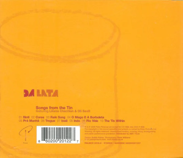 Da Lata - Songs From The Tin (CD, Album) - Image 2