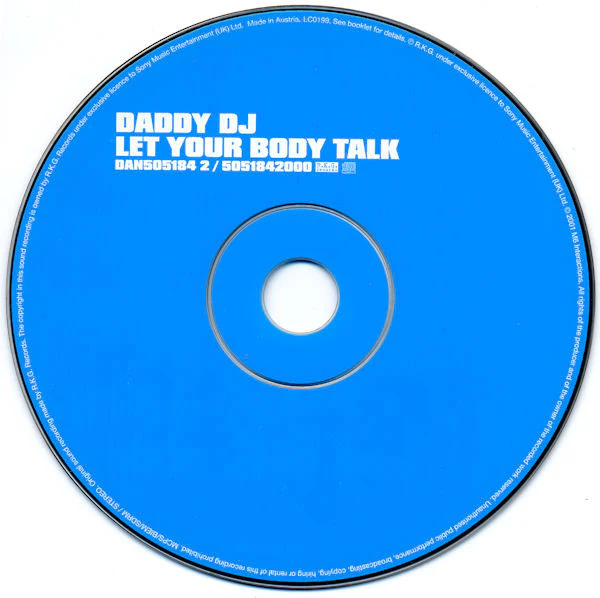 Daddy DJ - Let Your Body Talk (CD, Album, Ltd) - Image 3