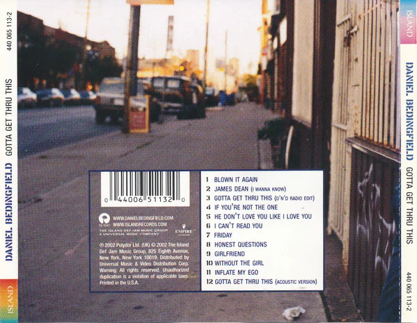 Daniel Bedingfield - Gotta Get Thru This (CD, Album) - Image 2