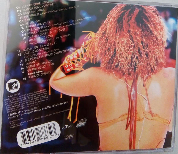 Daniela Mercury - Eletrodoméstico (MTV Ao Vivo) (CD, Album) - Image 2