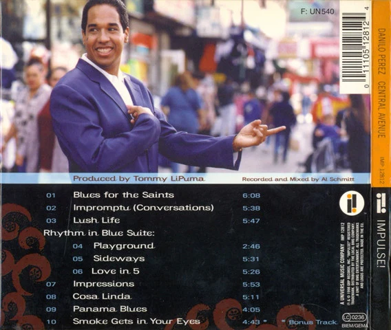 Danilo Perez - Central Avenue (CD, Album) - Image 2