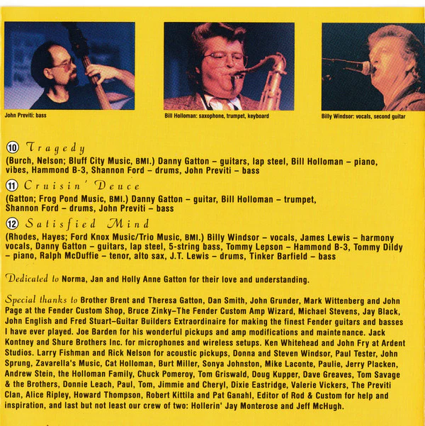 Danny Gatton - Cruisin' Deuces (CD, Album) - Image 4