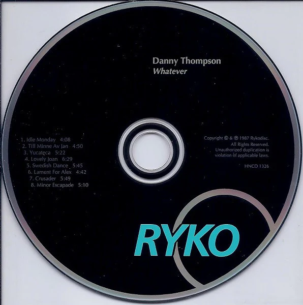 Danny Thompson - Whatever (CD, Album, RE) - Image 3