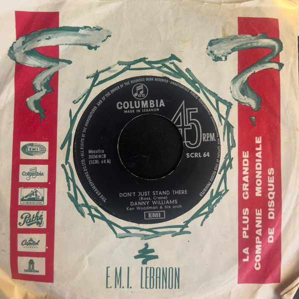 Danny Williams - Don't Just Stand There / Blue on white (7", Single)