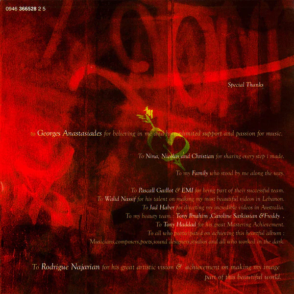 Darine Hadchiti* - ارتحلك قلبي = Irtahlak Albi (CD, Album) - Image 2