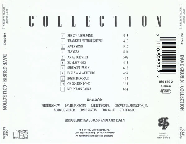 Dave Grusin - Collection (CD, Comp) - Image 2