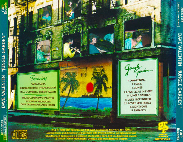 Dave Valentin - Jungle Garden (CD, Album) - Image 2