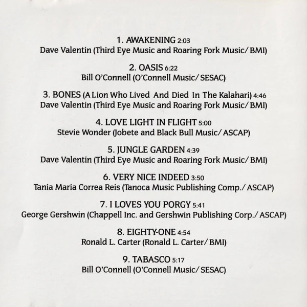 Dave Valentin - Jungle Garden (CD, Album) - Image 4