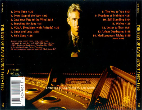 David Benoit - The Best Of David Benoit 1987-1995 (CD, Comp) - Image 2