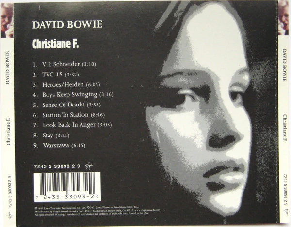 David Bowie - Christiane F. Wir Kinder Vom Bahnhof Zoo - Original Soundtrack (CD, Comp, RE, RM) - Image 2