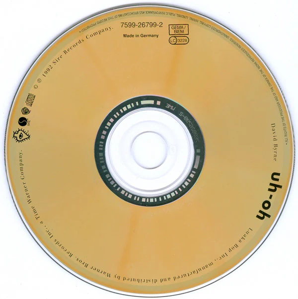 David Byrne - Uh-Oh (CD, Album) - Image 3