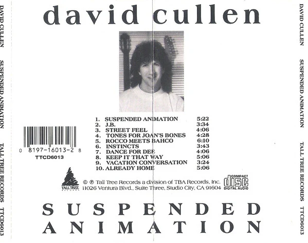 David Cullen - Suspended Animation (CD, Album) - Image 3
