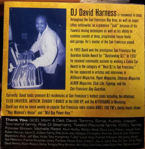 David Harness - Welcome To The Universe (CD, Comp, Mixed) - Image 2