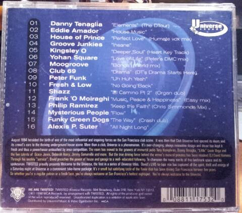 David Harness - Welcome To The Universe (CD, Comp, Mixed) - Image 5