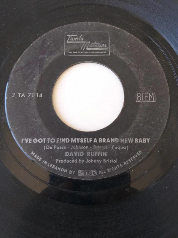 David Ruffin - My Whole World Ended (The Moment You Left Me) (7", Single) - Image 2