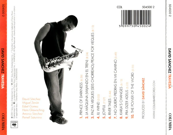 David Sánchez* - Travesía (CD, Album) - Image 2