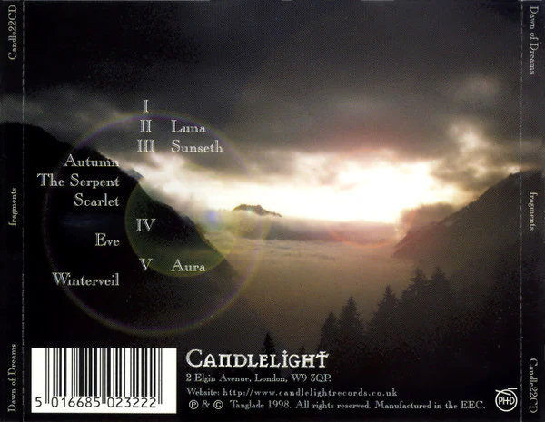 Dawn Of Dreams - Fragments (CD, Album) - Image 2