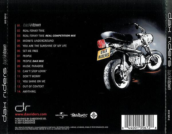 Dax Riders - Back In Town (CD, Album) - Image 2