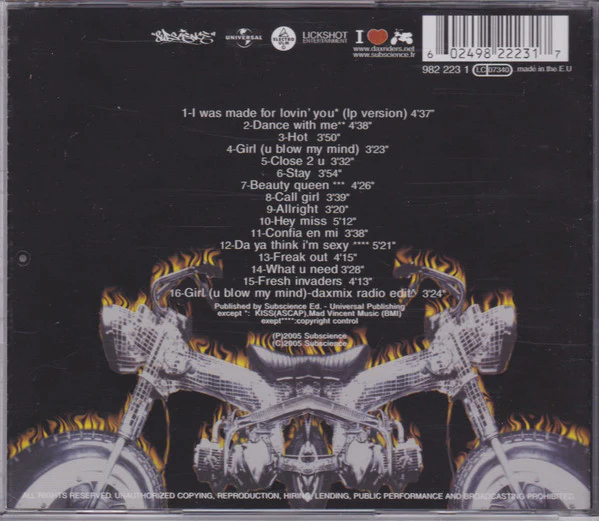 Dax Riders - Hot (CD, Album) - Image 2