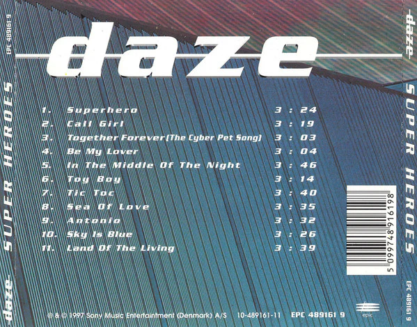 Daze - Super Heroes (CD, Album) - Image 4