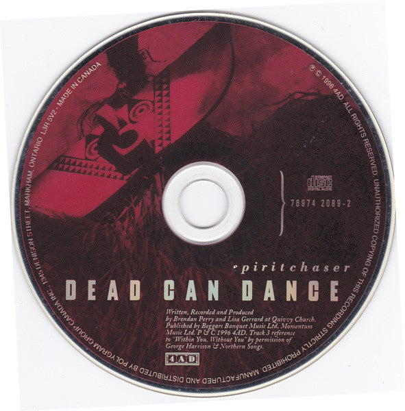 Dead Can Dance - Spiritchaser (CD, Album) - Image 3
