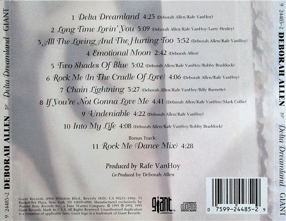 Deborah Allen - Delta Dreamland (CD, Album) - Image 2
