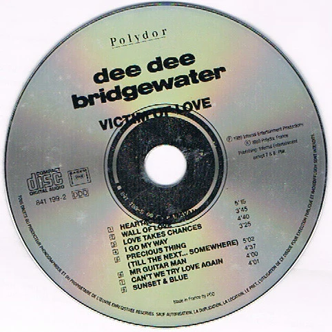 Dee Dee Bridgewater - Victim Of Love (CD, Album) - Image 3
