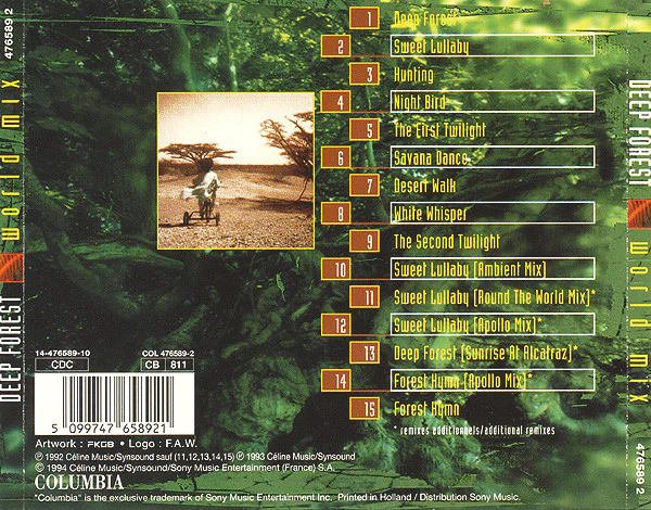 Deep Forest - World Mix (CD, Album) - Image 2