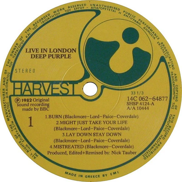 Deep Purple - Live In London (LP, Album) - Image 5