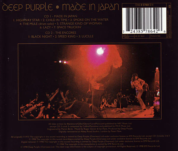 Deep Purple - Made In Japan (2xCD, Album, RE, RM) - Image 5