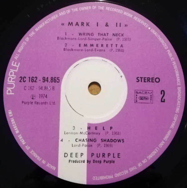 Deep Purple - Mark I & II (2xLP, Comp, RE) - Image 5