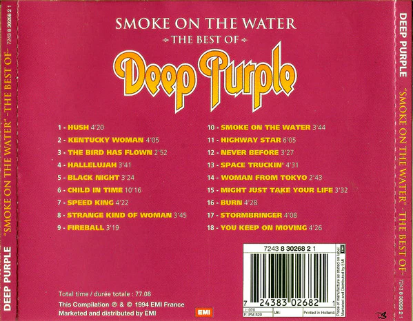 Deep Purple - Smoke On The Water - The Best Of - (CD, Comp) - Image 2
