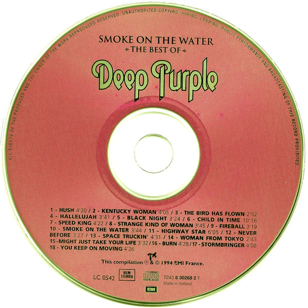 Deep Purple - Smoke On The Water - The Best Of - (CD, Comp) - Image 3