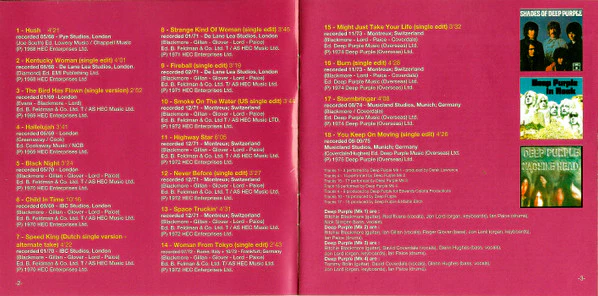 Deep Purple - Smoke On The Water - The Best Of - (CD, Comp) - Image 5