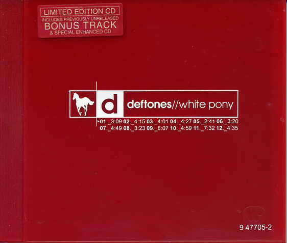 Deftones - White Pony (CD, Album, Enh, Ltd, Num, Red)