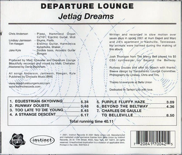 Departure Lounge (2) - Jetlag Dreams (CD, Album) - Image 2