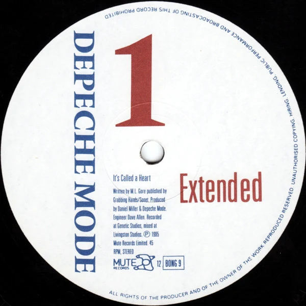 Depeche Mode - It's Called A Heart (Extended) (12", Single, MPO) - Image 3