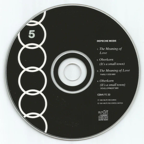 Depeche Mode - The Meaning Of Love (CD, Single, RE) - Image 3