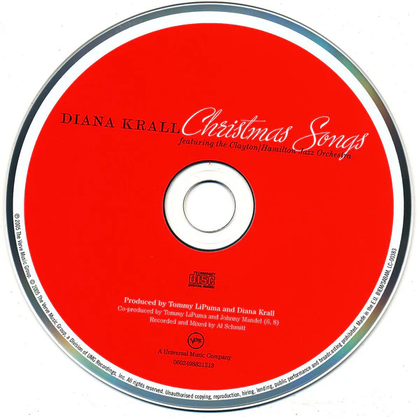 Diana Krall Featuring The Clayton-Hamilton Jazz Orchestra - Christmas Songs (CD, Album) - Image 3